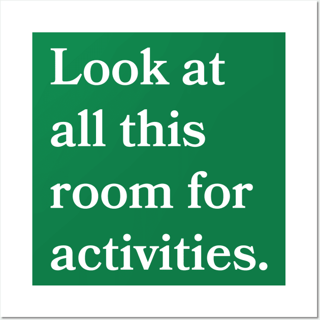 Room For Activities Wall Art by Bookmania